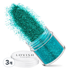러비쉬 프리미엄 네일 글리터 10g, LVS-022 인디클라이트, 3개
