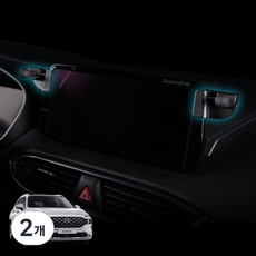 메이튼 더뉴싼타페 전용 네비게이션 좌우 핸드폰 마운트 거치대, 2개