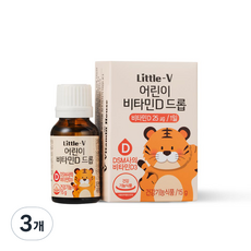 비타민하우스 어린이 비타민D 드롭, 15g, 3개