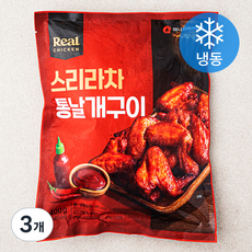 마니커에프앤지 스리라차 통날개구이 (냉동), 400g, 3개