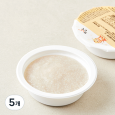 짱죽 초기 7개월 이유식 오트밀 바나나 묽은죽, 140g, 5개