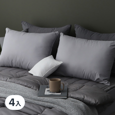 tacca tacca Slip on 可洗枕頭 灰色, 40 x 60cm, 4個