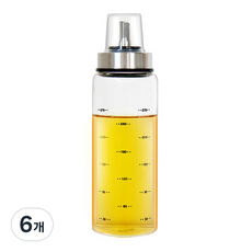 티도요 투명캡 오일병, 300ml, 6개