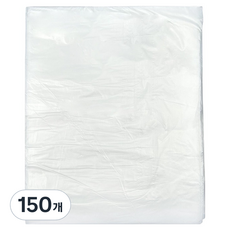 World Clean 分類回收背貼式塑膠袋 白色, 40L, 150個