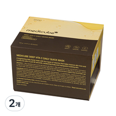 medicube 深層維他命C日常快速麵膜, 30入, 2個