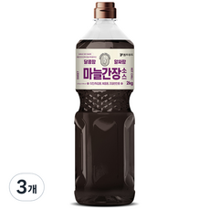 엠지푸드 마늘간장소스, 2kg, 3개
