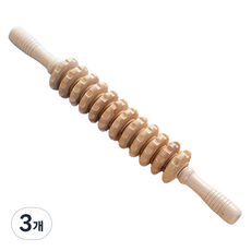 大家的開始 原木按摩滾輪, 3個, 款式1
