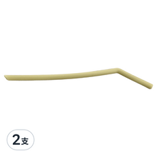 MODU'I BLUEMAMA 幼兒鉑金矽膠吸管，-40℃~210℃耐熱，多種顏色可選, 清新綠, 2支