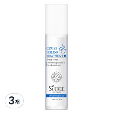 SUEREE 活氧泡泡護理 氧氣去角質泡泡面膜 深層清潔, 150ml, 3個