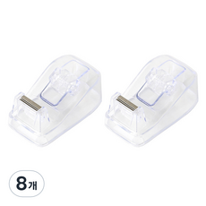 Onup 粉彩迷你膠帶台, 透明, 8個