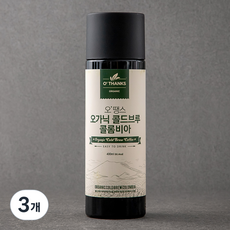 오땡스 오가닉 콜드브루 콜롬비아 커피, 400ml, 3개