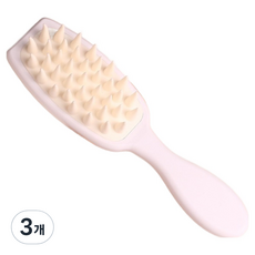 Monglico 每日頭皮按摩器, 3個, 白色
