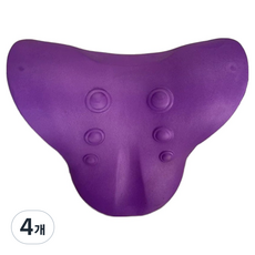 Sel-living C型頸椎按摩枕矯正器 紫色, 4個