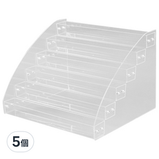 Tree Stalina 6層壓克力指甲油展示架, 5個, 單一顏色