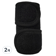 順伊市集 運動左右手通用護腕 黑色, 2個