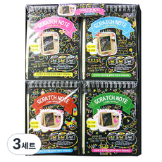 Friends 刮畫紙筆記本 12張, 隨機出貨, 3套