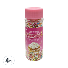 브레드가든 슈가 스트랜드 칼라 스프링클, 55g, 4개