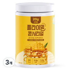 플라이밀 콘시리얼 고단백 단백질 쉐이크, 630g, 3개