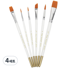 KeepSmiling SYTONIC 油畫/壓克力畫筆 6件組, 4套
