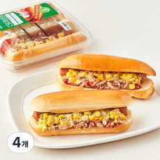 그린래빗 빅오리지널 핫도그, 140g, 4개