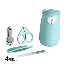 Morereer 嬰兒泰迪熊指甲剪套組, 薄荷, 4組