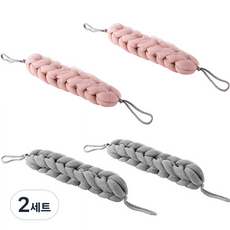 더자카 로프 바디타월 컬러 4종 세트, A타입, 2세트, 4개입