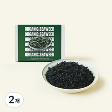 기장물산 유기식품 인증 자른미역 6개입, 120g, 2개
