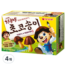 초코송이 한글날, 50g, 4개