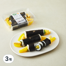 샐러드g 깻잎계란 꼬투리 김밥, 312g, 3개
