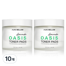 Pure Mellow酪梨綠洲化妝水棉片 70片, 70件, 10個