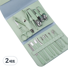 타니 손톱관리 세트 확장형, 2세트, 그린