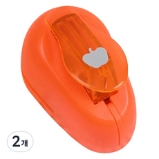 DAYSOY Kok Kok 單鍵迷你造型打孔器, 2個, TYPE 02 蘋果