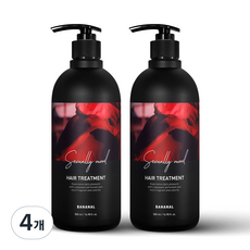 바나날 퍼퓸드 헤어 트리트먼트 섹슈얼리 무드, 500ml, 4개