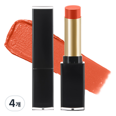 네이처리퍼블릭 립 스튜디오 인텐스 새틴 립스틱 뉴블랙, 07 누코랄, 4개