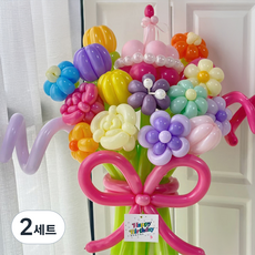 아트조이 DIY 파티 풍선 부케 세트, 16, 2세트