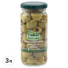 Pikachi 去籽醃漬綠橄欖, 240g, 3個