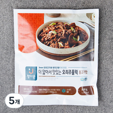 정다운 더 얇아서 맛있는 오리주물럭 불고기맛, 5개, 500g