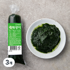 단디프레시 국내산 생매생이, 400g, 3개