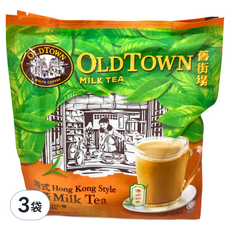 舊街場牌 南洋拉茶風味香滑奶茶 三合一 港式奶茶風味 455g, 35g, 13包, 3袋