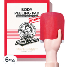 Mom's Bath Recipe 雙面去角質搓澡手套 加強款 8入裝, 200ml, 6盒