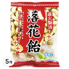 리본 땅콩사탕, 87g, 5개