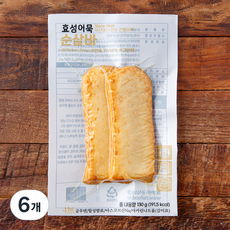 효성어묵 순살바, 130g, 6개