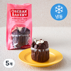 오르랔베이커리 커스터드 크림머핀 (냉동), 110g, 5개