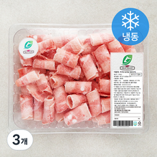 미트엔조이 미국산 삼겹살 바로구이 (냉동), 500g, 3개