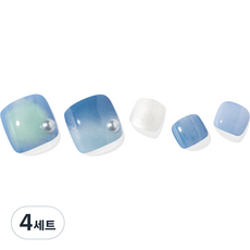 오호라 P 오션 마블 페디 세트, ocean marble, 4세트