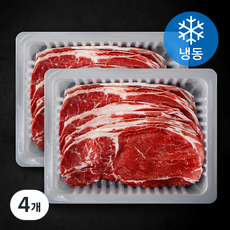 미국산 앞다리살 소불고기용 (냉동), 4개, 350g