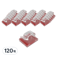 808 車用多功能電線理線夾, 120個, 透明