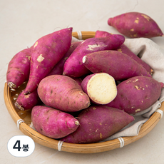 무농약 영암 황토고구마(중), 1.5kg, 4봉