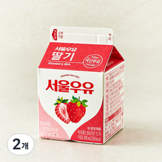 서울우유 딸기 우유, 300ml, 2개