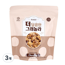 올리 더 달콤한 그래놀라 초코초코, 200g, 3개